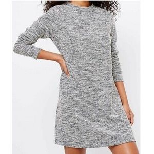 LOFT Lou & Grey Shimmer Tweedy Dress